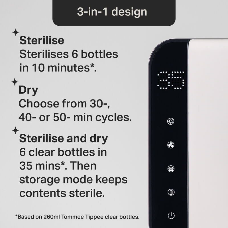 دستگاه استریل خشک کن و نگهدارنده UV تامی تیپی Tommee Tippee Ultra UV Steriliser gallery3