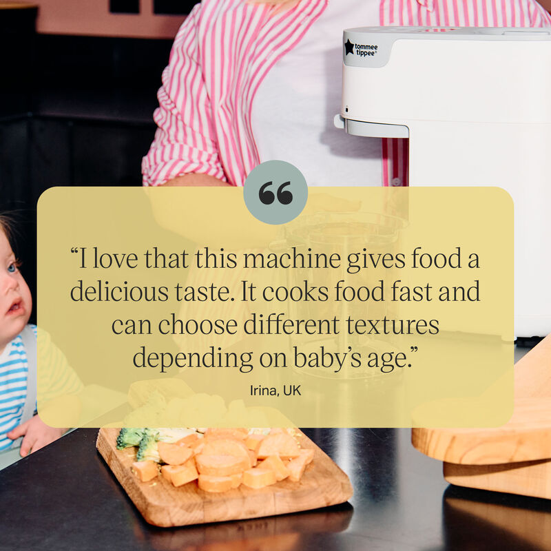 غذا ساز 6 کاره تامی تیپی سفید Tommee Tippee Quick Cook 6-in-1 Baby Food Maker gallery6
