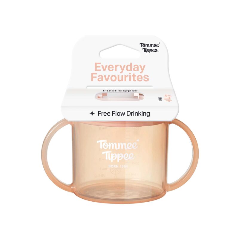 لیوان آموزشی +4M کودک تامی تیپی مدل Everyday First Sip صورتی 190 میلی لیتر Tommee Tippee gallery0